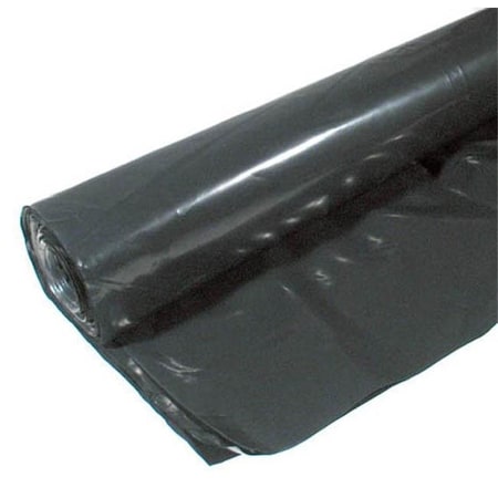 Poly-America Poly-america 8 X 100 6 ML Tyco Polyethylene Black Plastic Sheeting  CF0608B CF0608B